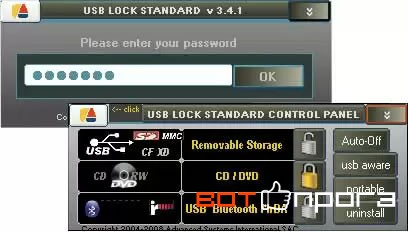 USB Lock Standard 3.5 + Ключ