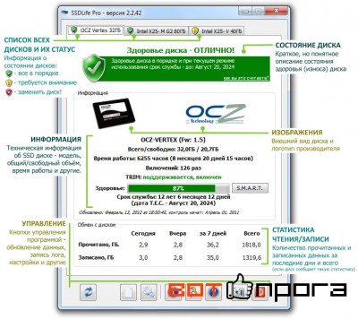 SSD life Pro 2.5.8 + Ключ