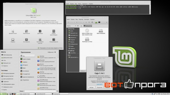 Linux Mint 18 Sarah (Mate, Cinnamon)