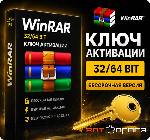 WinRAR 7.23 + Ключи (лицензия)